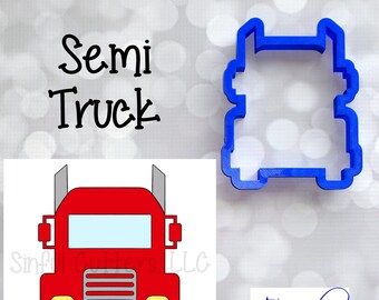Semi Truck Cookie / Fondant Cutter