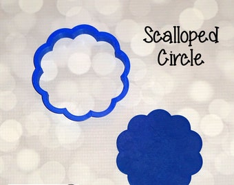 Scalloped Circle Cookie / Fondant Cutter