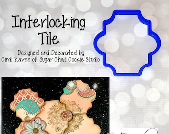 Interlocking Tile Cookie / Fondant Cutter