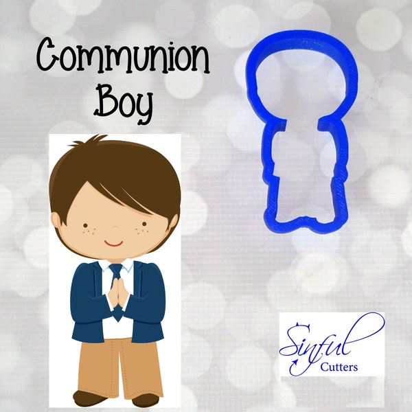 Communion/Wedding Boy Cookie and Fondant Cutter