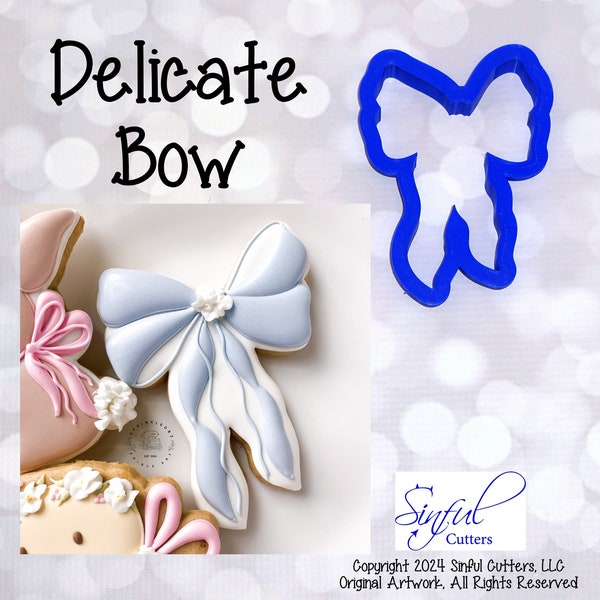 Delicate Bow - Easter Cookie Cutter / Fondant Cutter / Clay Cutter
