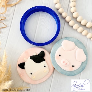 Circle 11 Sizes Cookie Cutter STL Files, Print at Home, Sugar Cookies, Fondant, Baking, Birthday, Shapes, Instant Download, Plaque, Circles