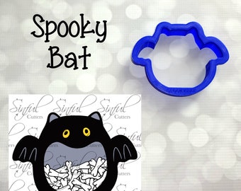 Spooky Bat - Halloween Cookie Cutter / Fondant Cutter / Clay Cutter