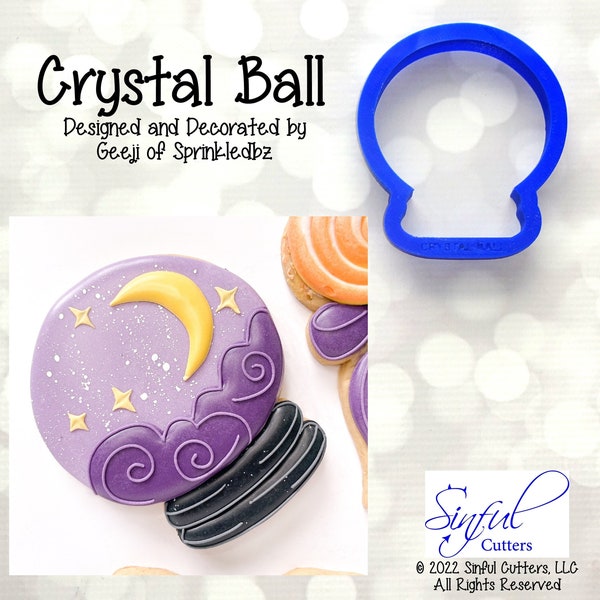 Crystal Ball - Halloween Cookie Cutter / Fondant Cutter / Clay Cutter