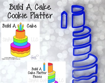 Fichiers STL SEULEMENT - Build A Cake 10 Pc STLs - Imprimer à la maison des emporte-pièces