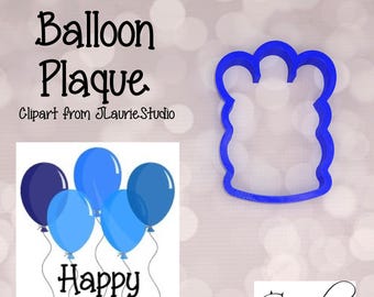 Cookie plaque de ballon / Fondant Cutter