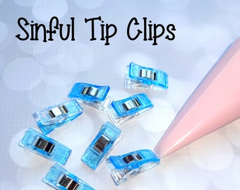 Sinful Tip Clips - set of 20 for use with tipless piping bags