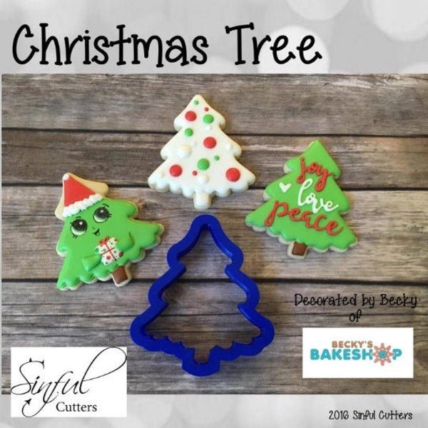 Christmas Tree Cookie / Fondant Cutter