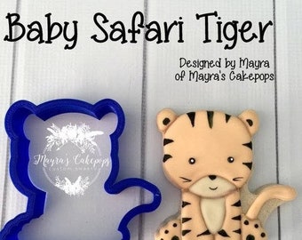 Baby Safari Tiger Cookie / Fondant Cutter