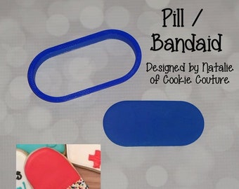 Pill - Bandaid Cookie / Fondant Cutter