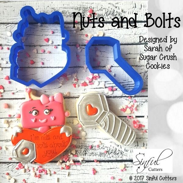 Nuts and Bolts Cookie / Fondant Cutters