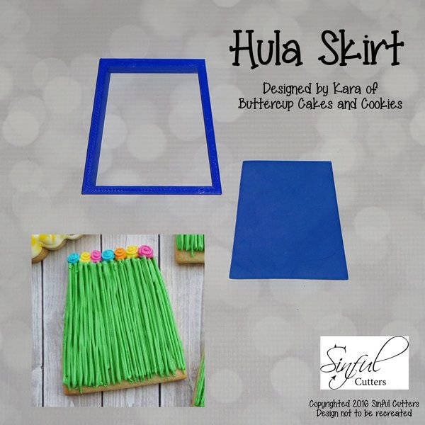 Hula Skirt Cookie / Fondant Cutter