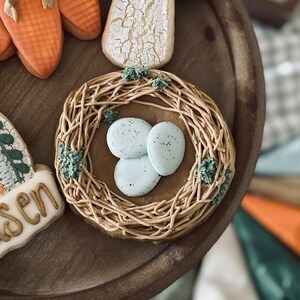 Nest Ausstechform STL Dateien & PNG Clipart: Holzscheibe, Ostern, Backen (5-Größen, digitaler Download)