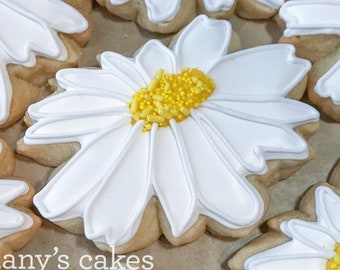 Daisy Cookie Cutter STL-bestanden en png-afbeeldingen: bloemen, bakken (6 maten, digitale download)