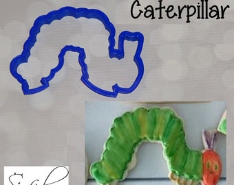 Caterpillar Cookie Cutter STL-bestanden: 2 maten, verjaardag, boek, bakken, zeer Hongarije, 3D-printen (digitale download)