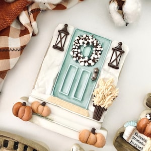 Front Door 7 Sizes Cookie Cutter STL Files, Print at Home, Sugar Cookies, Fondant, Clay, Baking Tools, Christmas, Fall, Autumn, Holidays