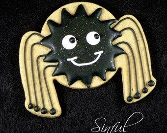 Spider Cookie Cutter STL Files & PNG Clipart: Halloween, Baking, 3D-Printing (4-Sizes, Digital Download)