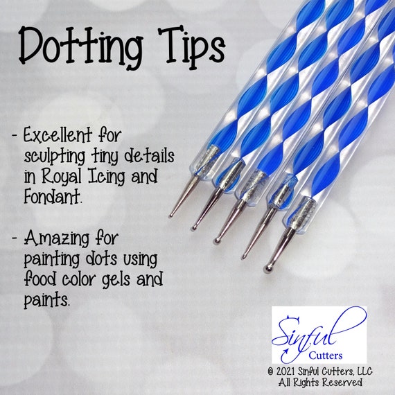 Sinful Sculpting Tools Royal Icing and Fondant Sculpting / Decorating Tools  