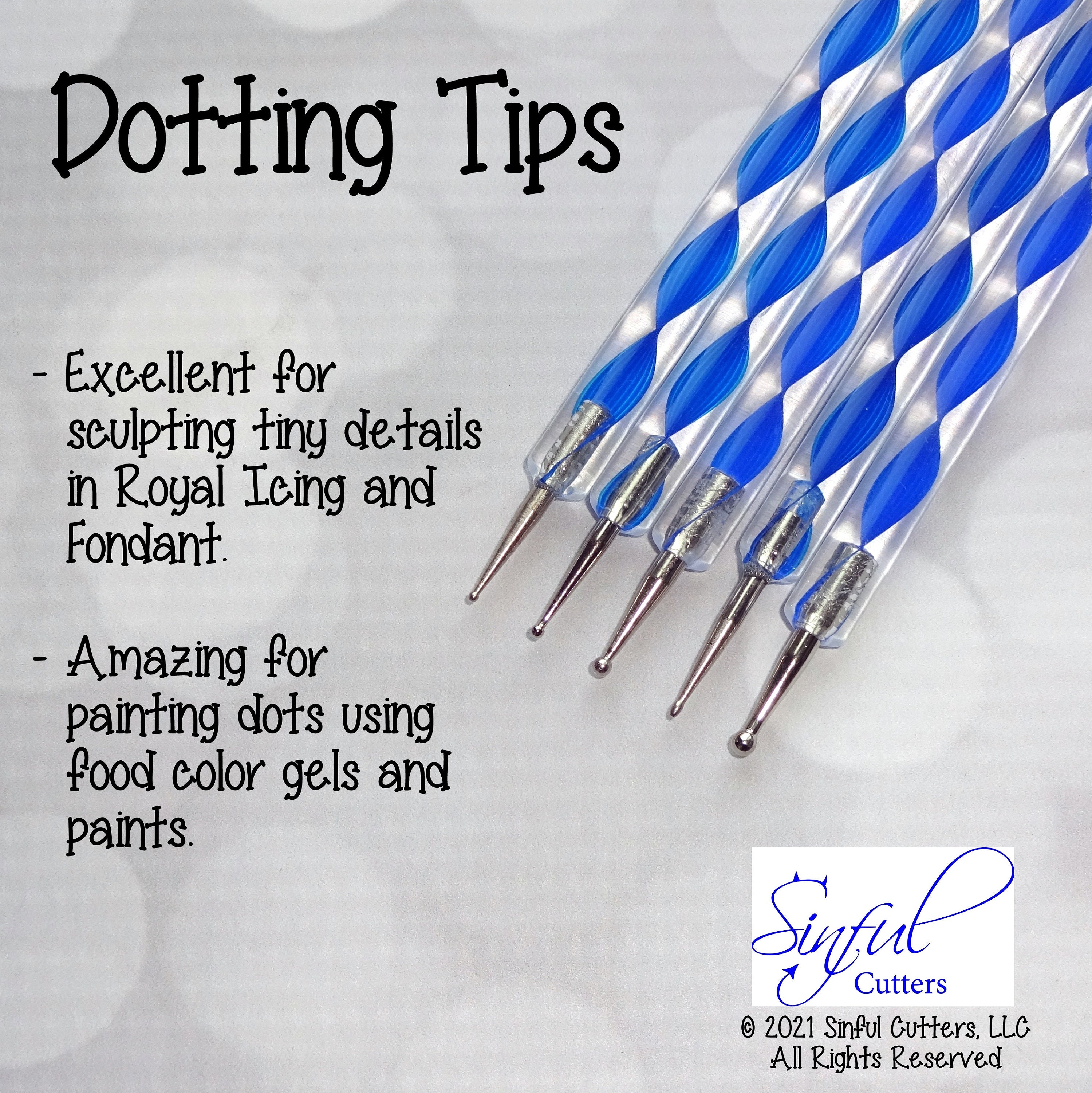 Sinful Sculpting Tools Royal Icing and Fondant Sculpting