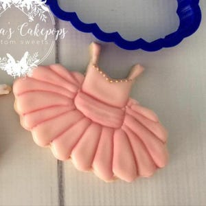 Ballett-Tutu 5 Größen Cookie Cutter STL-Dateien, Print at Home, Zuckerkekse, Fondant, Backwerkzeug, Ballerina, Tänzerin, Tanzen, Geburtstag