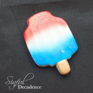 Patriotic Pop 5 Sizes Cookie Cutter STL Files & PNG Clipart, Print at Home, Sugar Cookies, Fondant, Clay, Baking Tools, Popsicle, Ice Cream