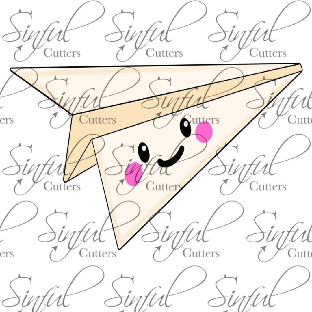 Printable Paper Airplane - Eddie Edible Print .PNG File - Etsy