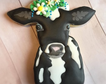 Cow Cookie Cutter STL File: 3.75" Sizes, Farm Animal, Baking, 3D-Printing (Digital Download)