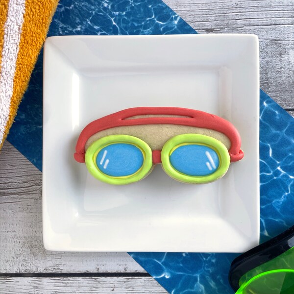 Swim Goggles - Cookie / Fondant / Clay Cutter by Clough'D 9 Cookies