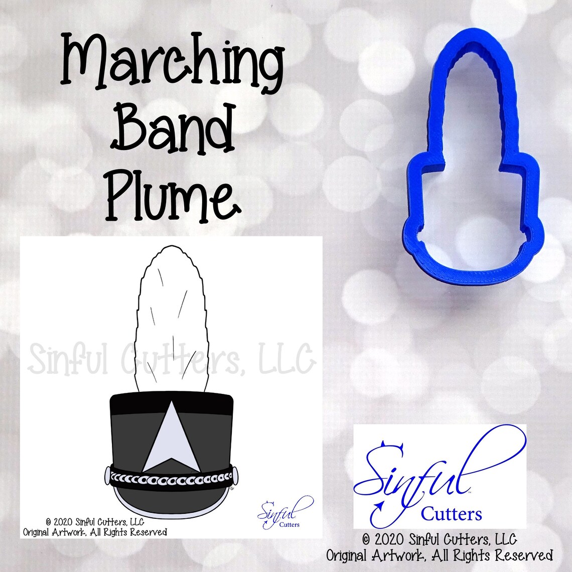 Marching Band Plume Helmet Cookie / Fondant Cutter Etsy Canada