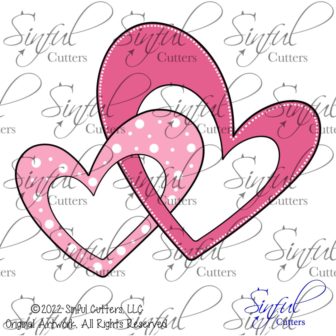 Printable Linked Hearts Eddie Edible Print .PNG File / - Etsy