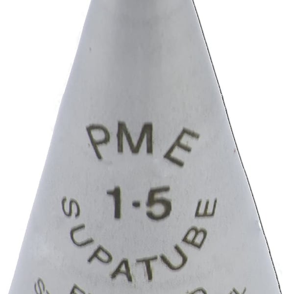 PME SupaTube Writer #1.5 Seamless Stainless Steel  Decorating Tip