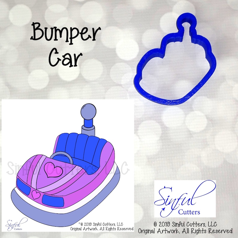Bumper Cars Cookie A surprise price is store realized Cutter Fondant