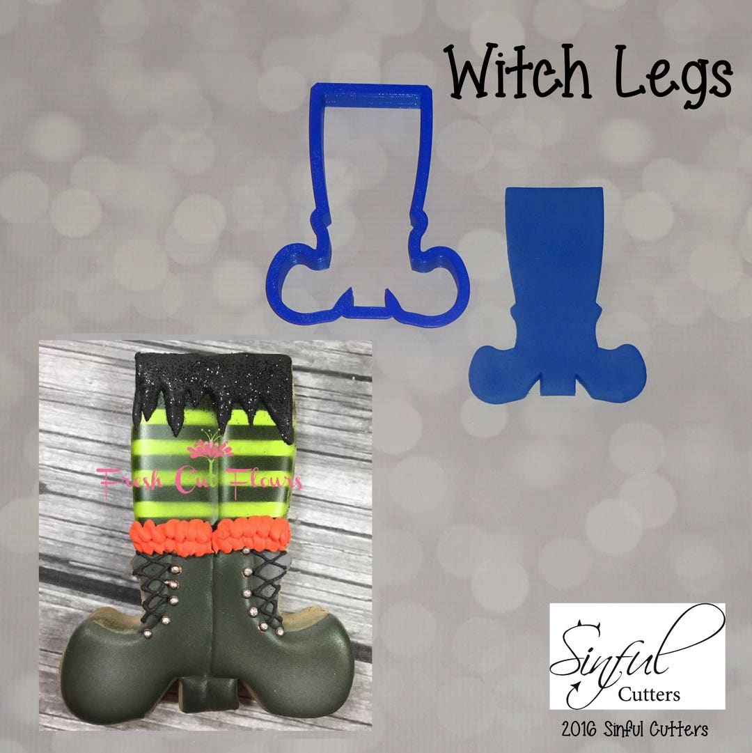 STL File Only - 6" Witch Legs - Print at Home Cookie Cutter / Fondant ...