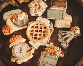 Produktbild von 8 Stück Thanksgiving Ausstechformen, Keksausstecher Herbst Kunststoff