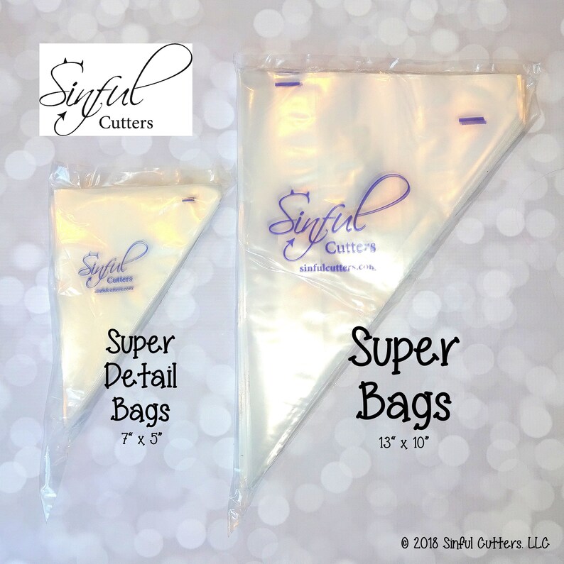 Large Super Bags 100 Count Tipless Piping / Pastry Bags zdjęcie 2