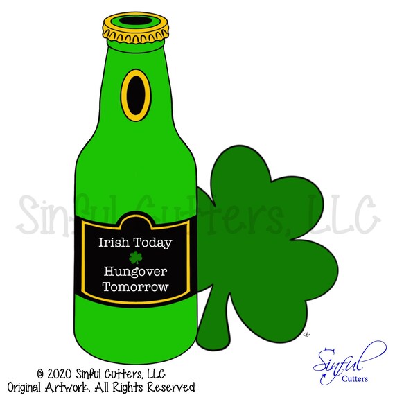 Cortador de galletas de cerveza irlandesa (4 tamaños) Archivos