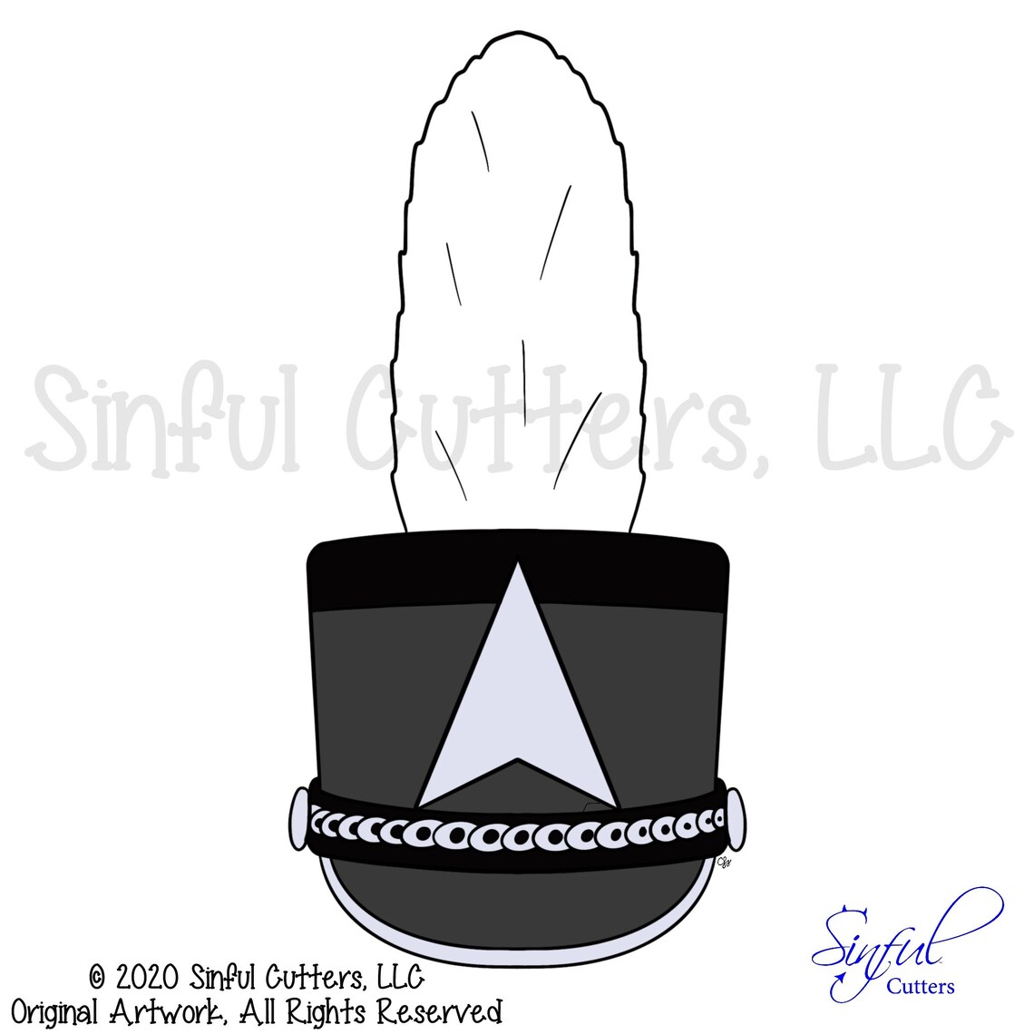 Marching Band Plume Helmet Cookie / Fondant Cutter Etsy