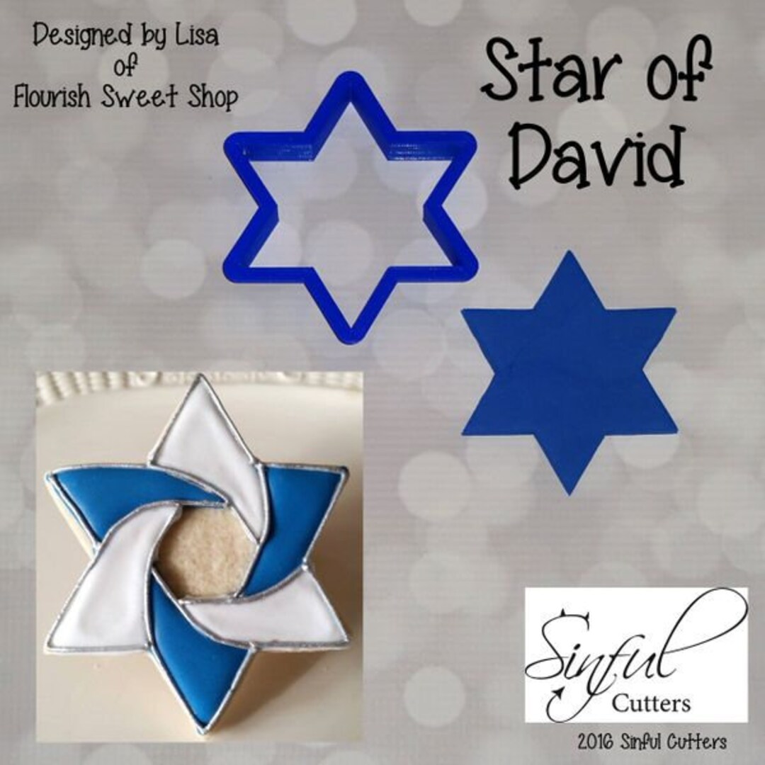 Star of David Cookie / Fondant Cutter - Etsy