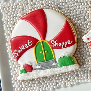 Sweet Shoppe Cookie Cutter STL & PNG Clipart: Christmas Santa's Village, Baking (3D-Printing Download)