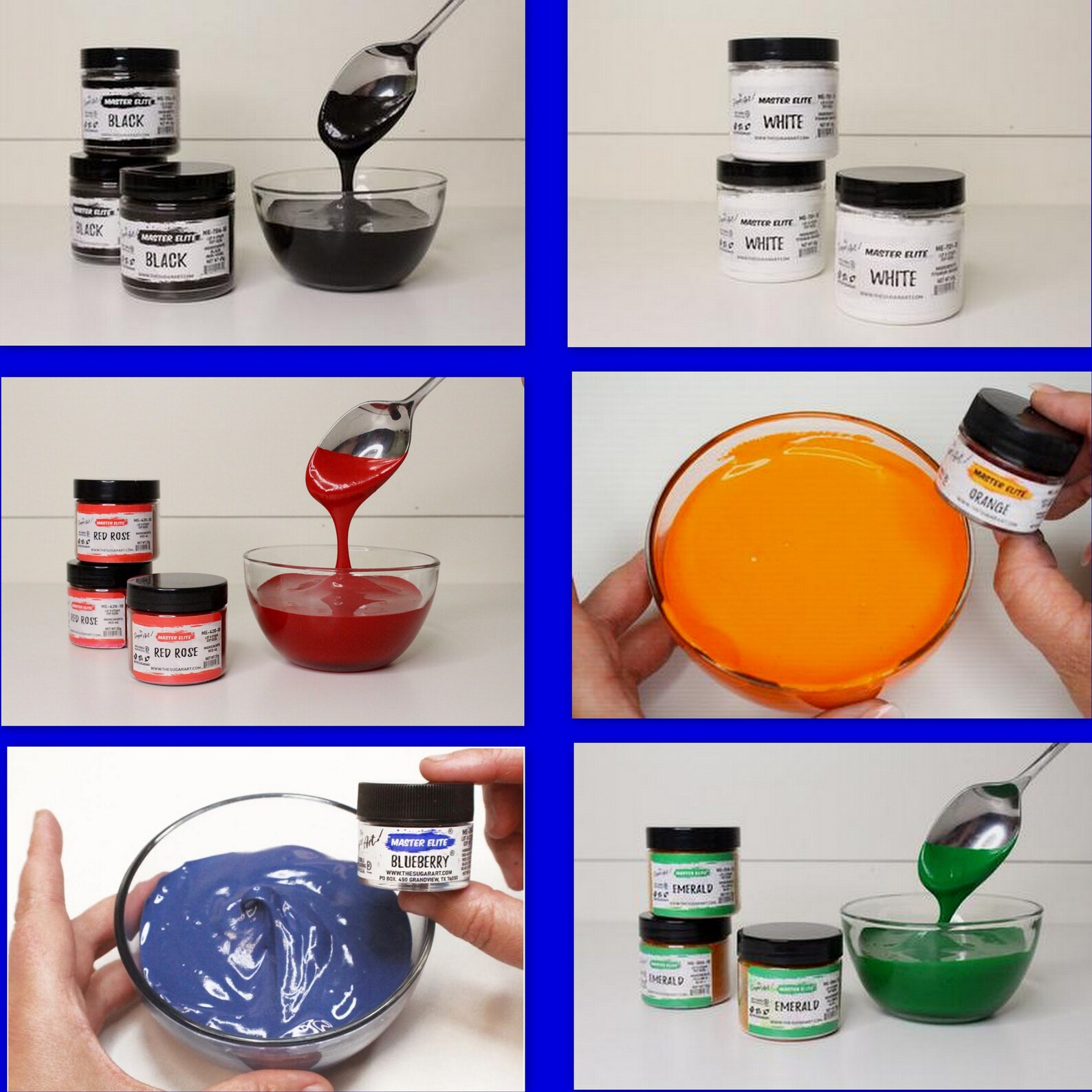 Master Elites Food Coloring the Sugar Art - Etsy