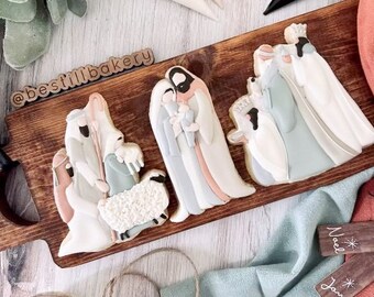 Class Cutters - Oh Holy Night Nativity Online Cookie Class by Be Still Bakery