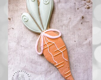Carrot Cookie Cutter STL Files: 3 Sizes for Easter Baking (Digital Download)