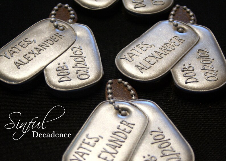 Dog Tags Cookie / Fondant Cutter Etsy