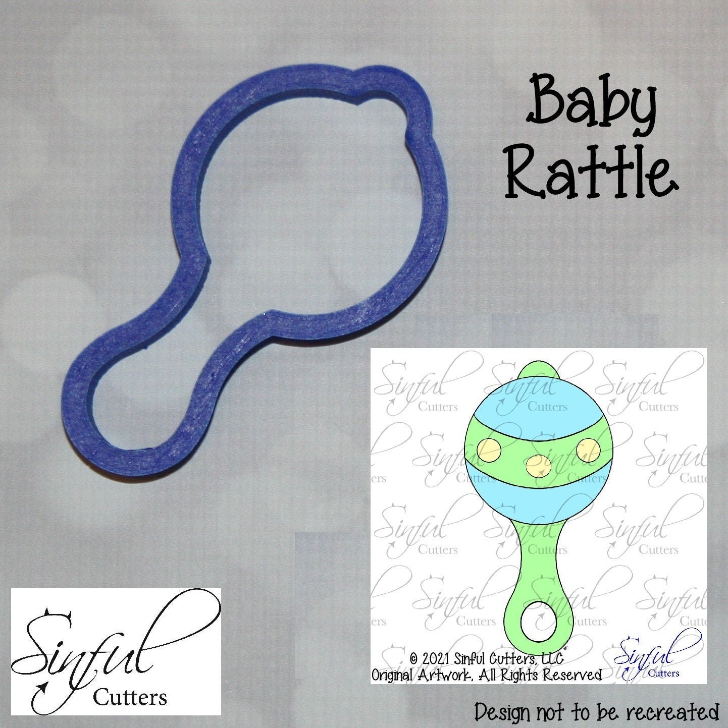 Baby Rattle Maraca Cookie Cutter / Fondant Cutter / Clay Etsy France