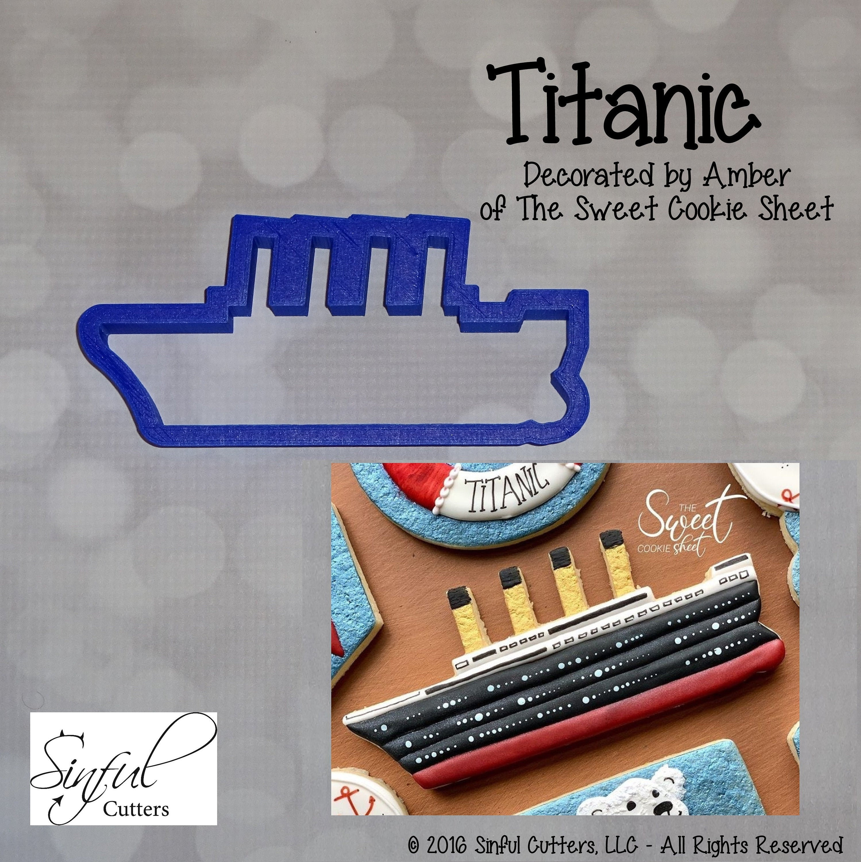 Titanic Boat Cruise Ship Cookie / Fondant Cutter picture