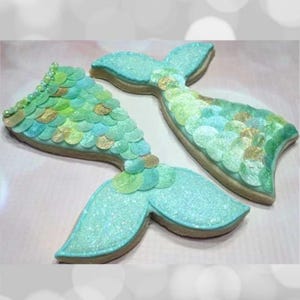 Mermaid Tail Cookie Cutter STL Files: 5-Sizes, Princess, Character, Birthday, Baking, 3D-Printing (Digital Download)