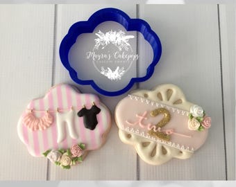 Ash Marie Plaque Cookie Cutter STL Files: Frame, Baking, 3D-Printing (6-Sizes, Digital Download)
