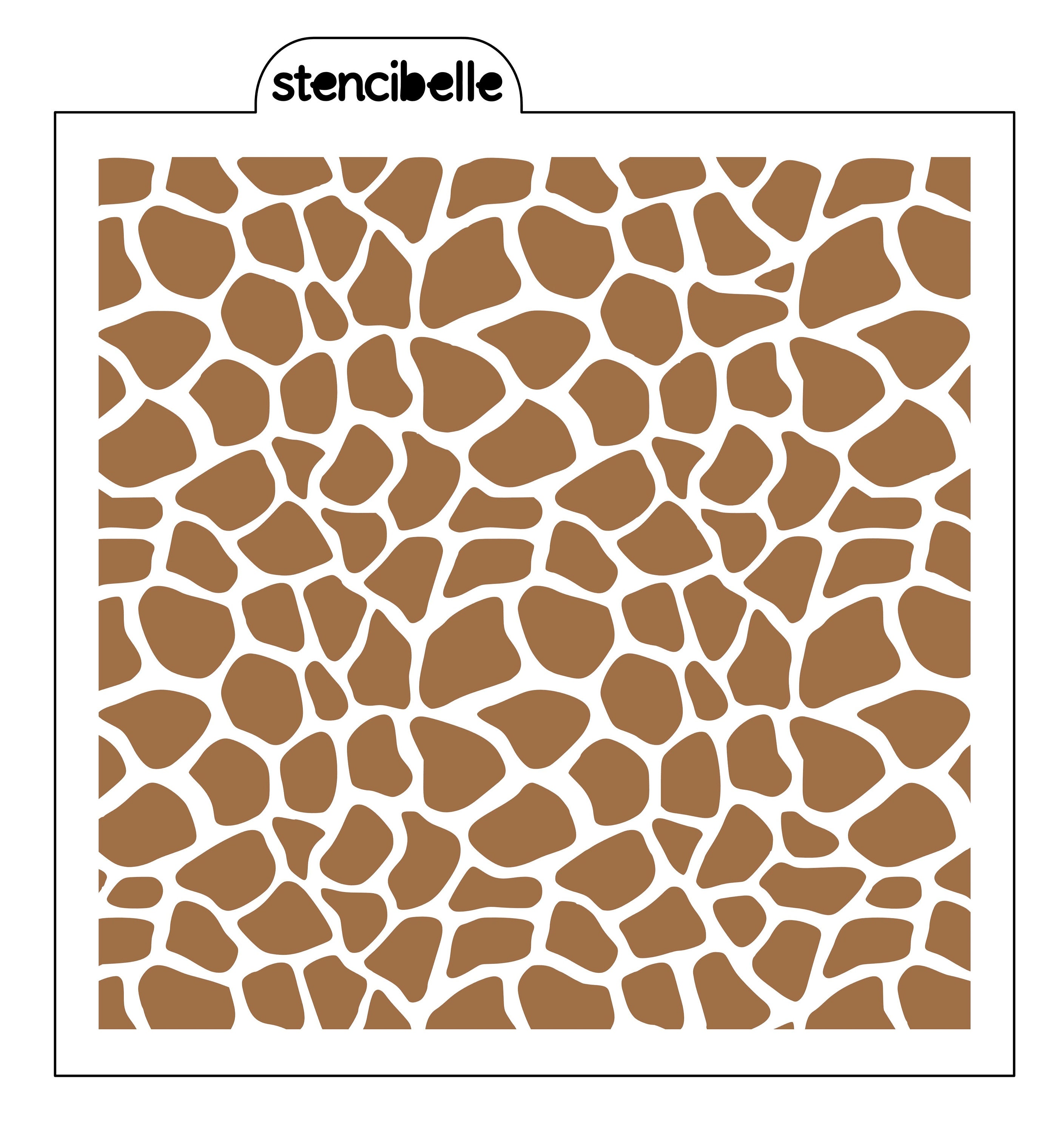 Giraffe Print Stencil - Etsy