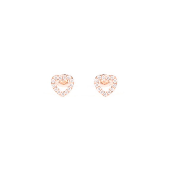 Open Your Heart Diamond Stud Earrings