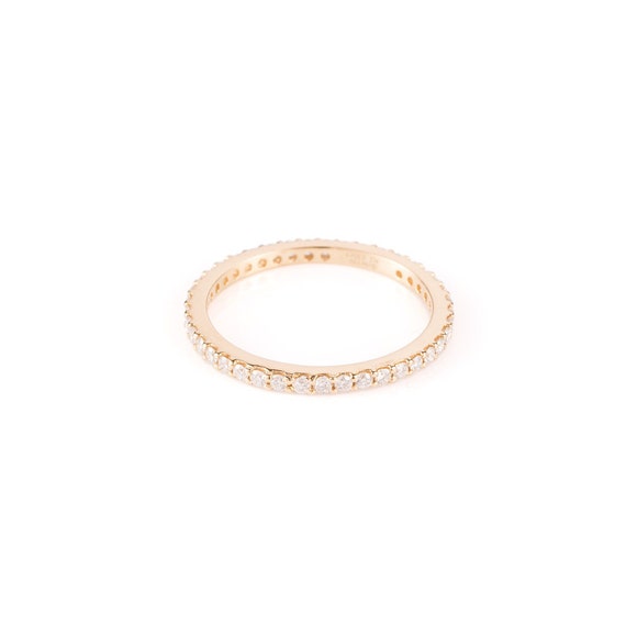 Lean Eternity Diamond Band